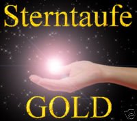 Sterntaufe Gold
