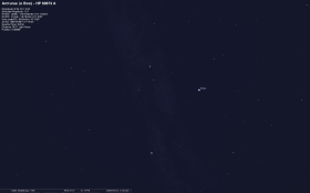 Screenshot des Open-Source Planetariums-Programms Stellarium 0.10.0