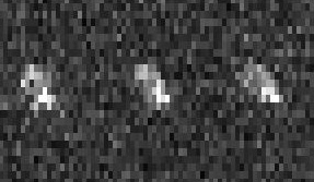 These low-resolution radar images of asteroid 2007 TU24 were taken over a few hours by the Goldstone Solar System Radar Telescope in California's Mojave Desert. Image resolution is approximately 20-meters per pixel. NASA/JPL-Caltech