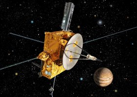 Ulysses in Flugkonfigurationam Jupiter, Quelle: ESA