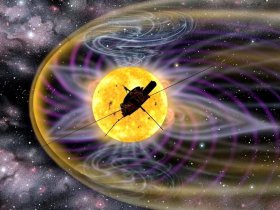 Ulysses im solaren Magnetfeld, Quelle: ESA